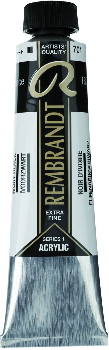 Rembrandt Acryl Verf Serie 1 Ivory Black (701)