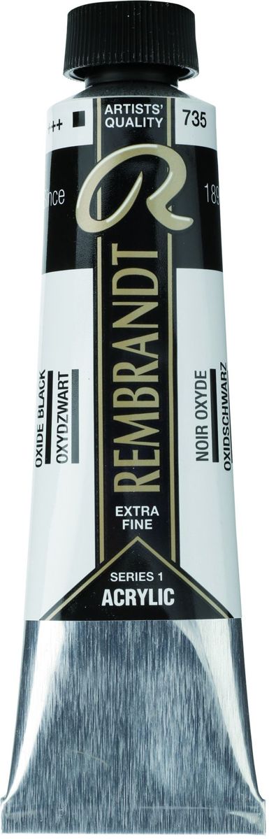 Rembrandt Acryl Verf Serie 1 Oxide Black (735)