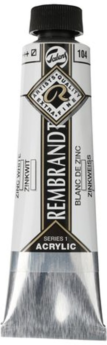 Rembrandt Acryl Verf Serie 1 Zinc White (104)