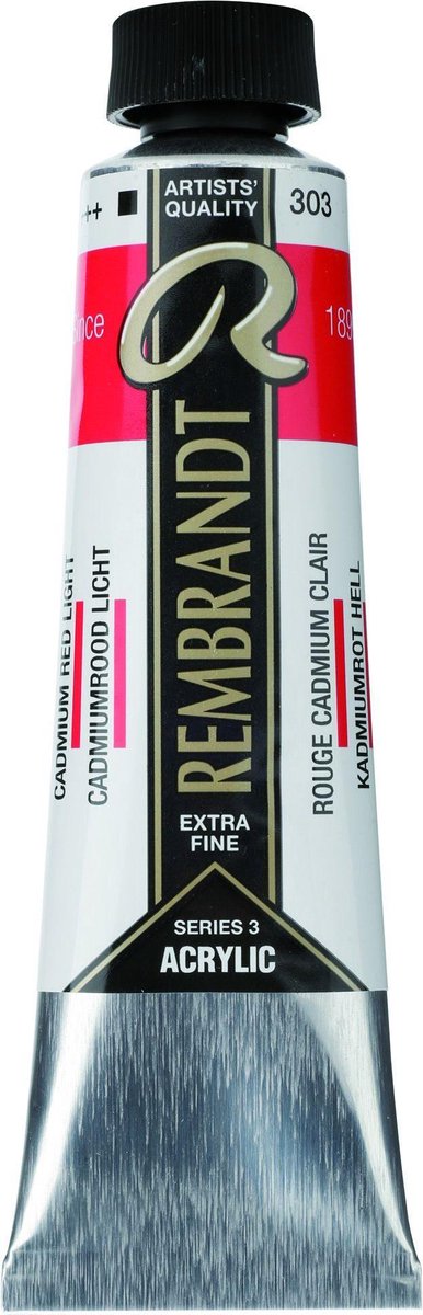 Rembrandt Acryl Verf Serie 3 Cadmium Red Deep (306)