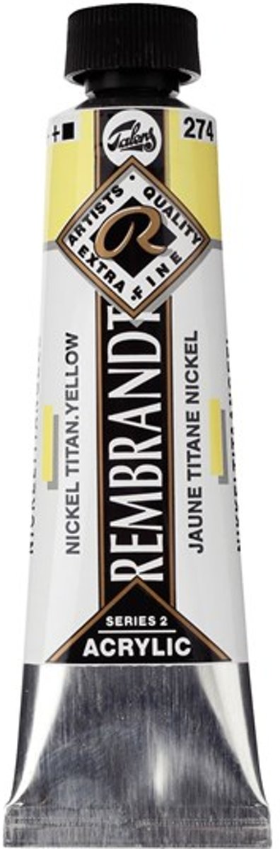 Rembrandt Acrylic Verf Serie 2 Nickel Titan. Yellow (274)