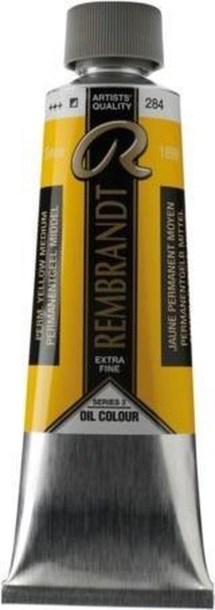 Rembrandt Olieverf 150 ml Tube Permanentgeel middel 284