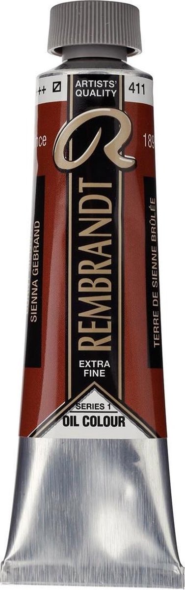 Rembrandt Olieverf Sienna Gebrand 411 40mL