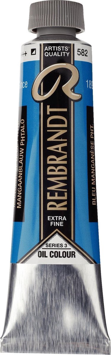 Rembrandt Olieverf Tube 40 ml Mangaanblauw Phtalo 582