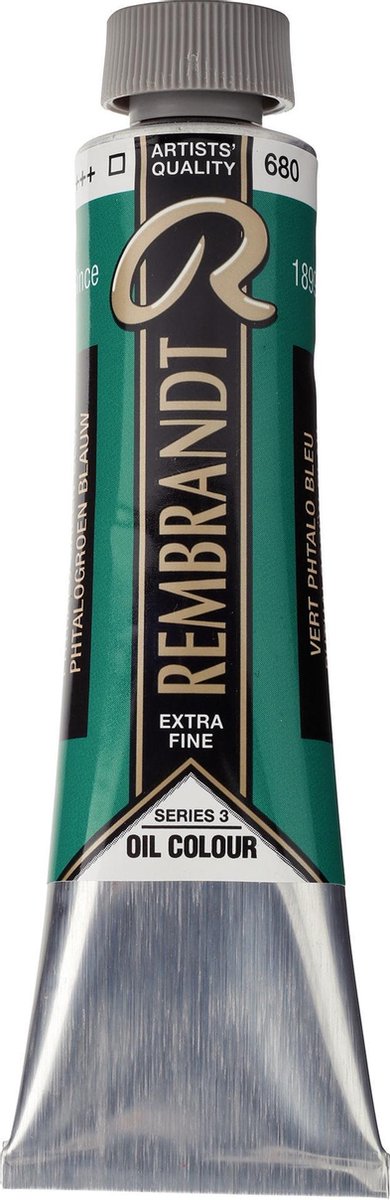 Rembrandt Olieverf Tube 40 ml Phtalogroen Blauwachtig 680