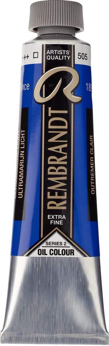 Rembrandt Olieverf Tube 40 ml Ultramarijn Licht 505