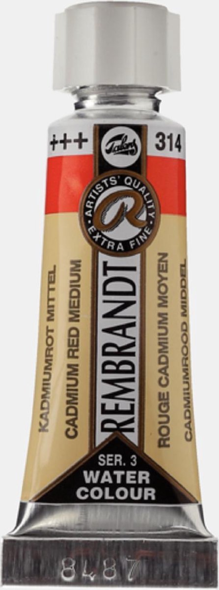 Rembrandt Water Colour 5 ml Cadmiumrood Middel (314)