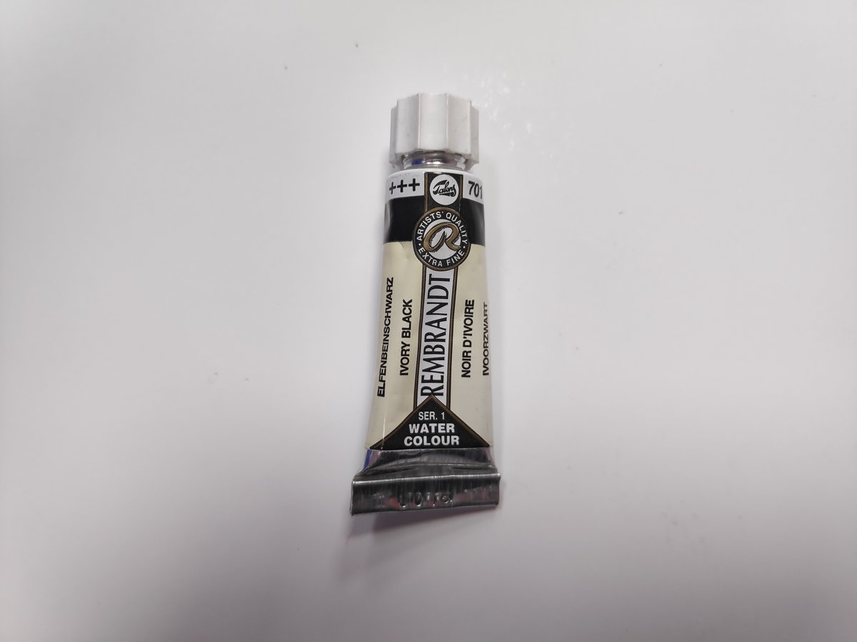 Rembrandt Water Colour 5 ml Ivoorzwart (701)