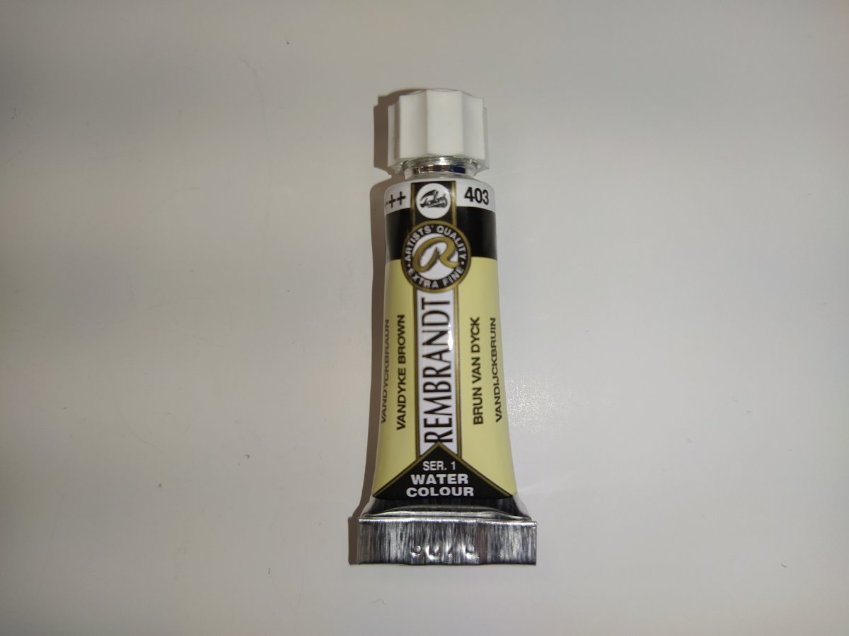 Rembrandt Water Colour 5 ml Vandyke Brown (403)