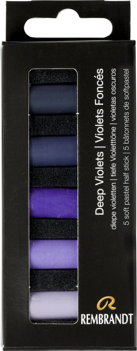   softpastel half 5 Diepe violetten