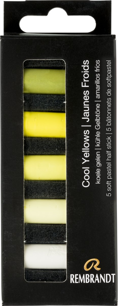 Rembrandt softpastel half 5 Koele gelen