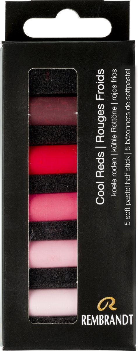   softpastel half 5 Koele roden