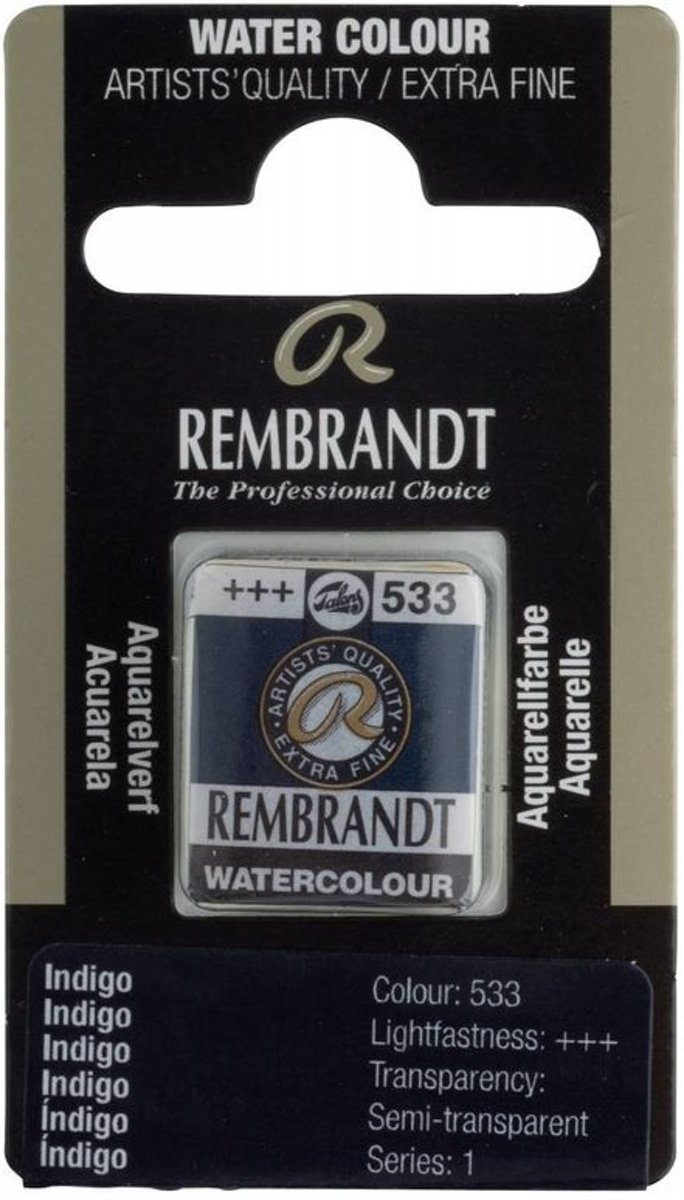 Rembrandt water colour napje Indigo (533)