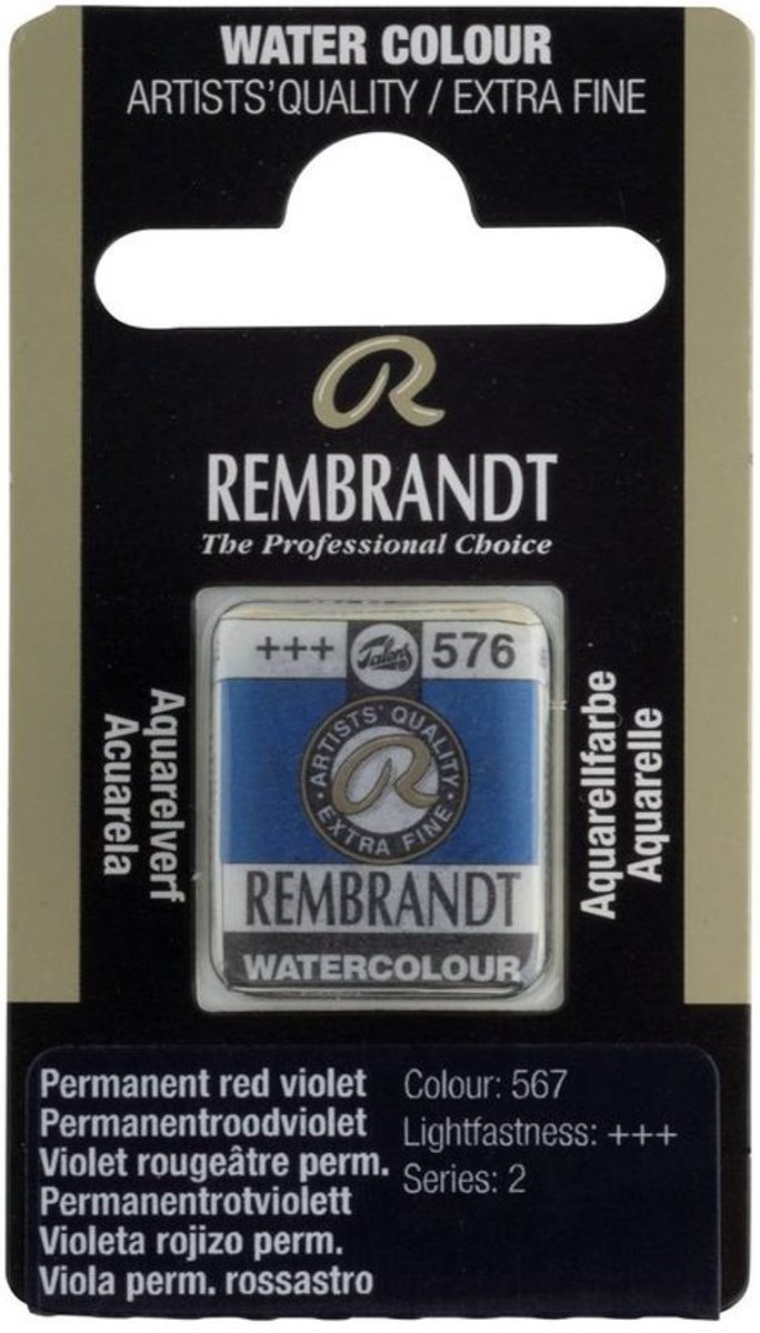 Rembrandt water colour napje Phthalo Blue Greenish (576)