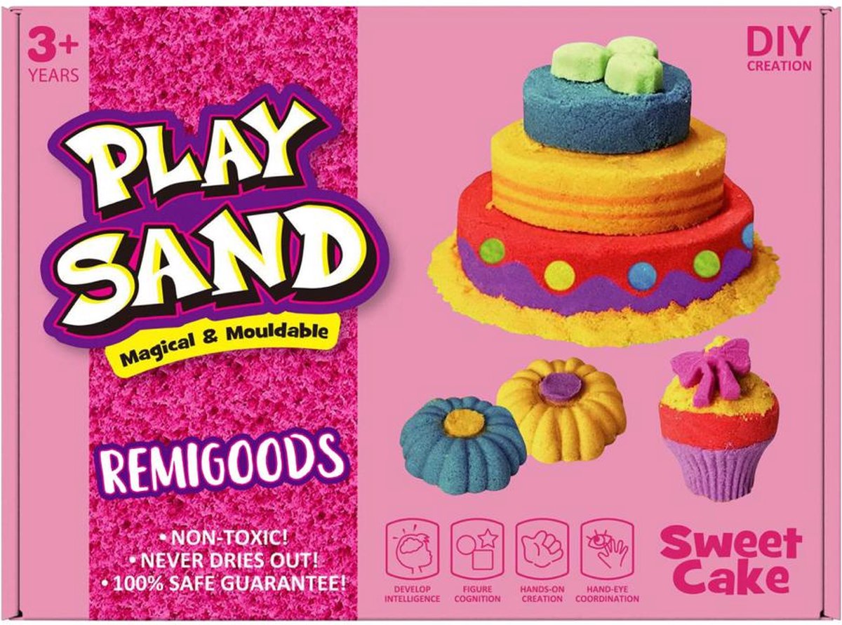   zand - Speelzand - Play Sand - 750 Gram - Sweet Cake