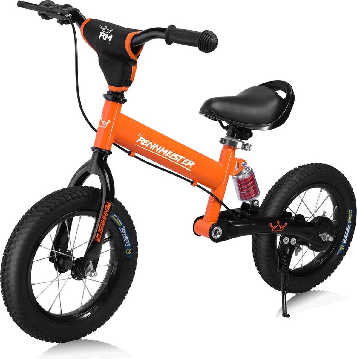 Deuba     met vering, Brede wielen Stoere Kinderfiets Oranje