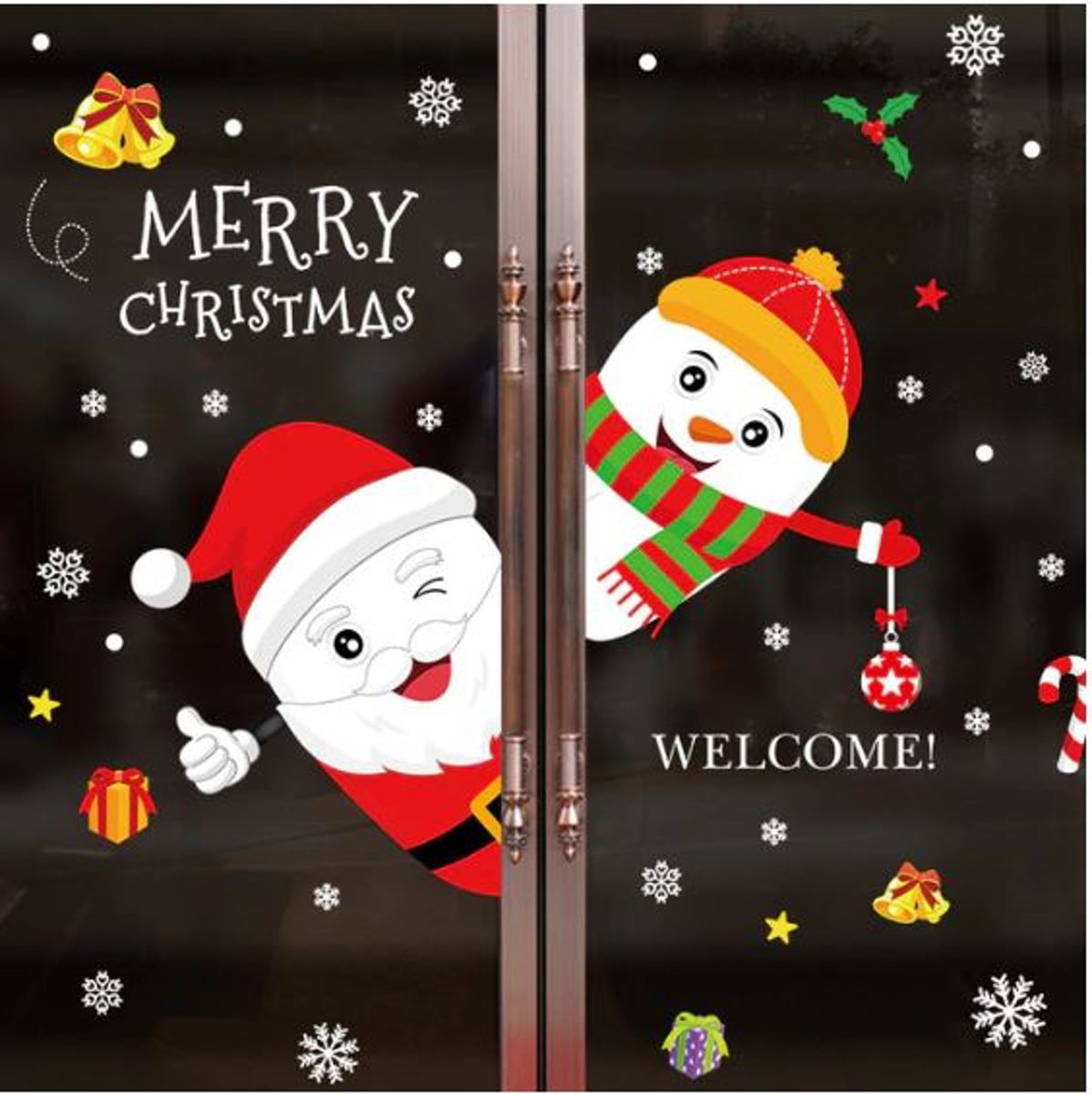 Kerststicker - Raamsticker - Kerst - Interieur - Raamdecoratie