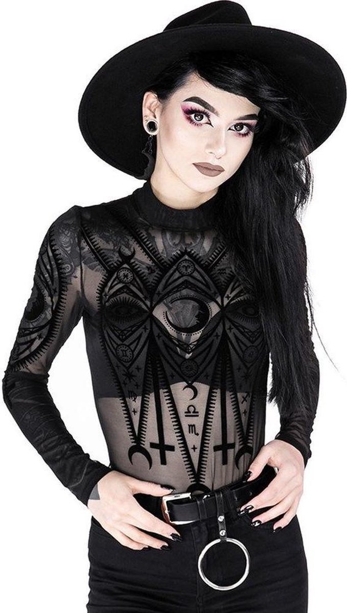 Restyle Bodysuit -3XL- Fortune Teller Zwart