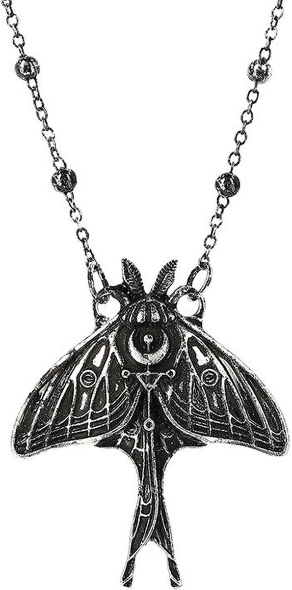 Restyle Ketting Moon Moth Zilverkleurig