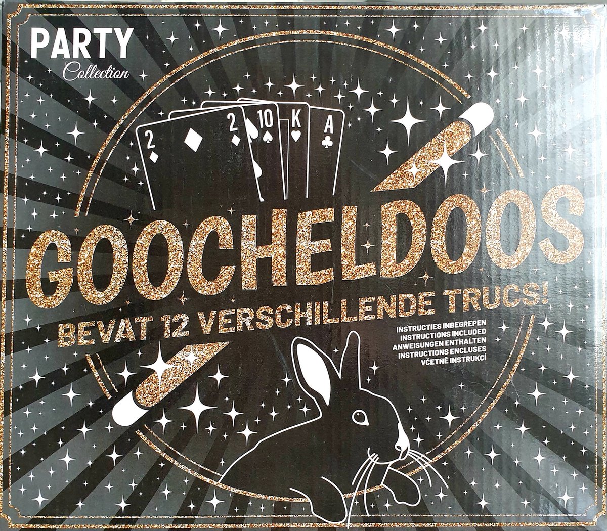 Goocheldoos met 12 verschillende trucs