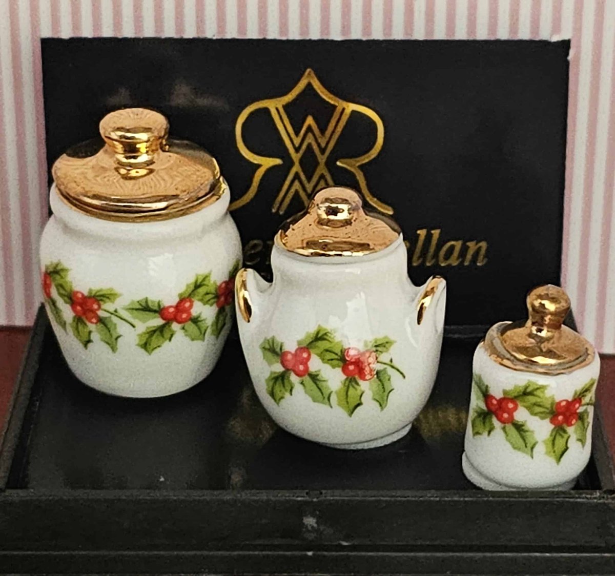 Reutter Kerst 3 voorraadpotjes