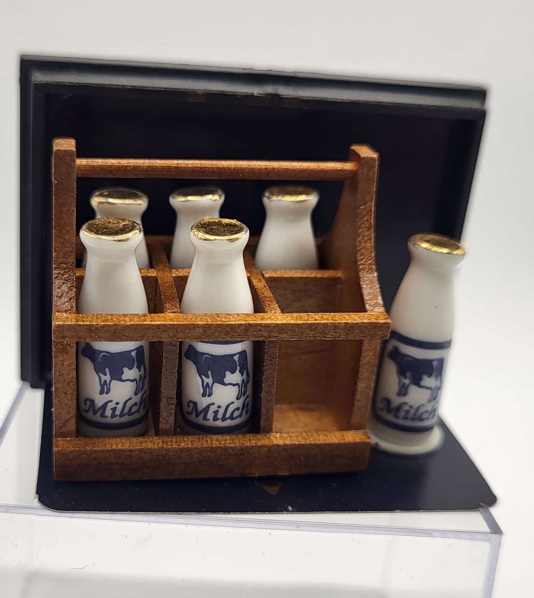   Wooden milkbottle crate