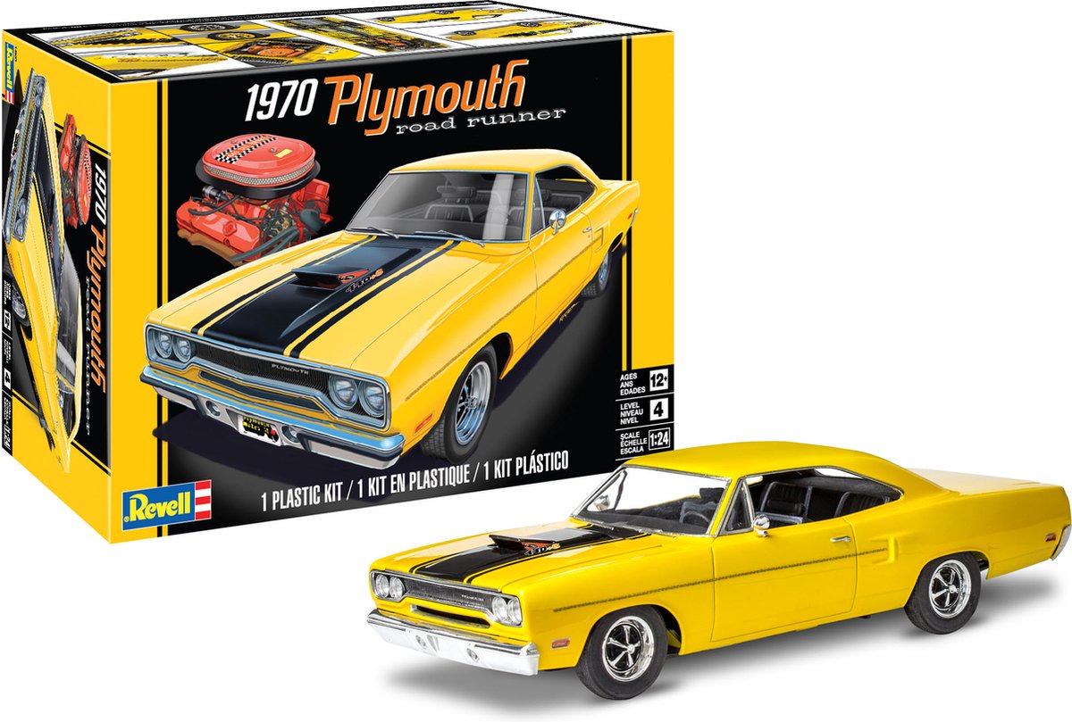 Revell Modelbouwpakket Plymouth Road Runner 1970 / Schaal 1:24