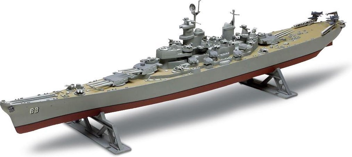 Revell Modelbouwset U.s.s. Missouri 1:535 Grijs 74-delig