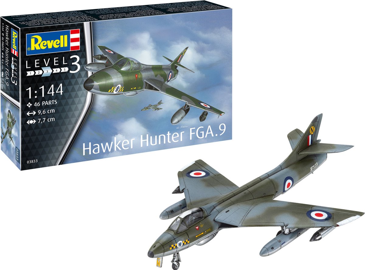 1:144   03833 Hawker Hunter FGA.9 Plane Plastic kit