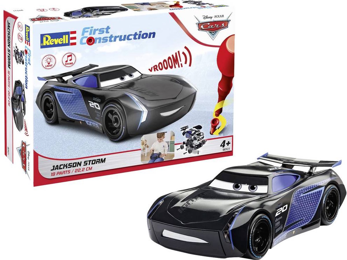 1:20   00921 Jackson Storm Disney Cars - Light & Sound - First Construction Plastic kit