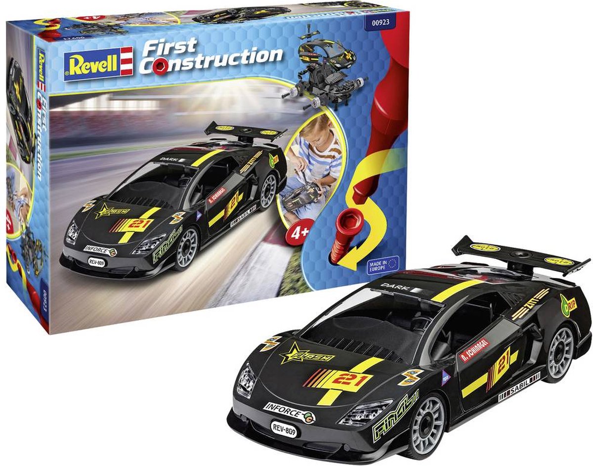 1:20   00923 Racing Car - Black - First Construction Plastic kit