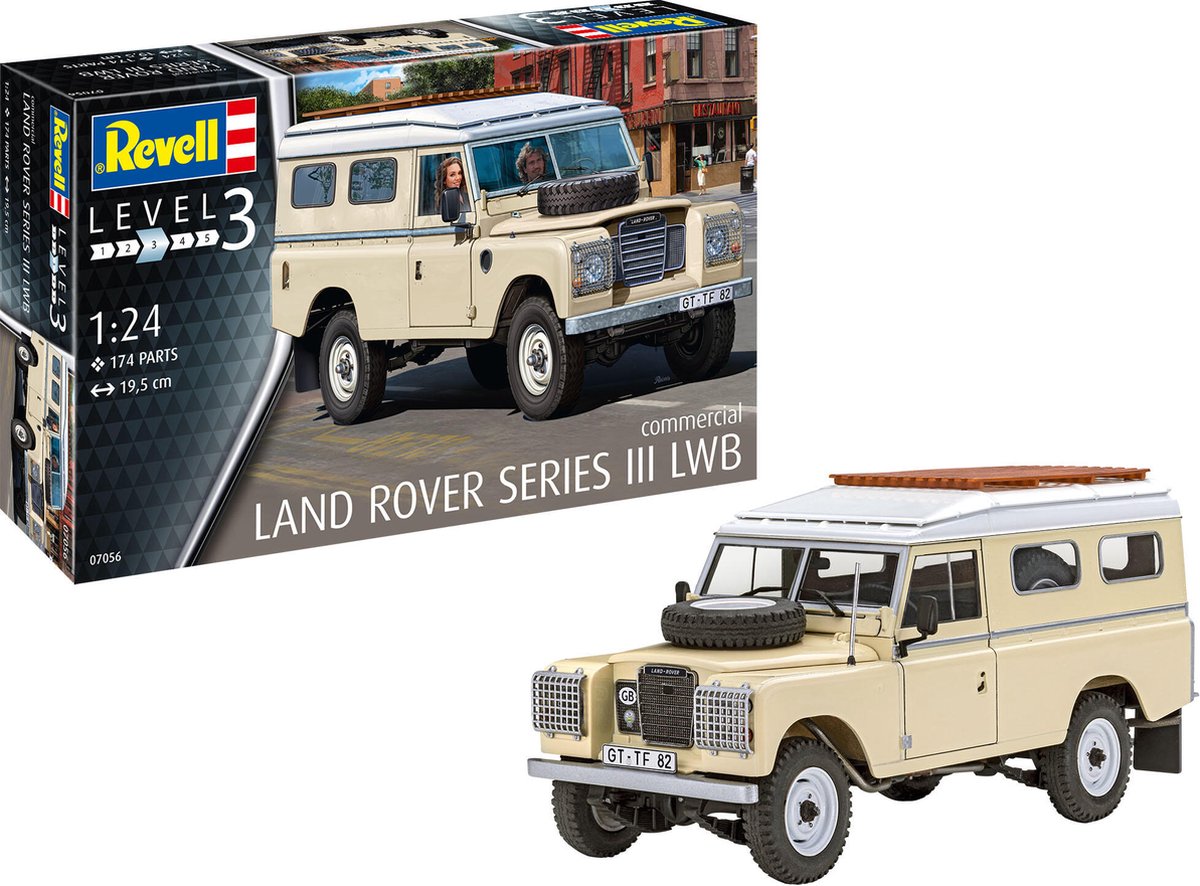 1:24   07056 Land Rover Series III LWB - Commercial Vehicle Plastic kit