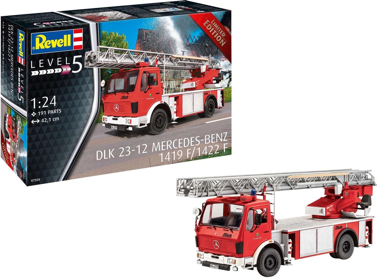 1:24   07504 DLK 23-12 Mercedes Benz 1419 F/1422 F Truck - Limited Edition! Plastic kit