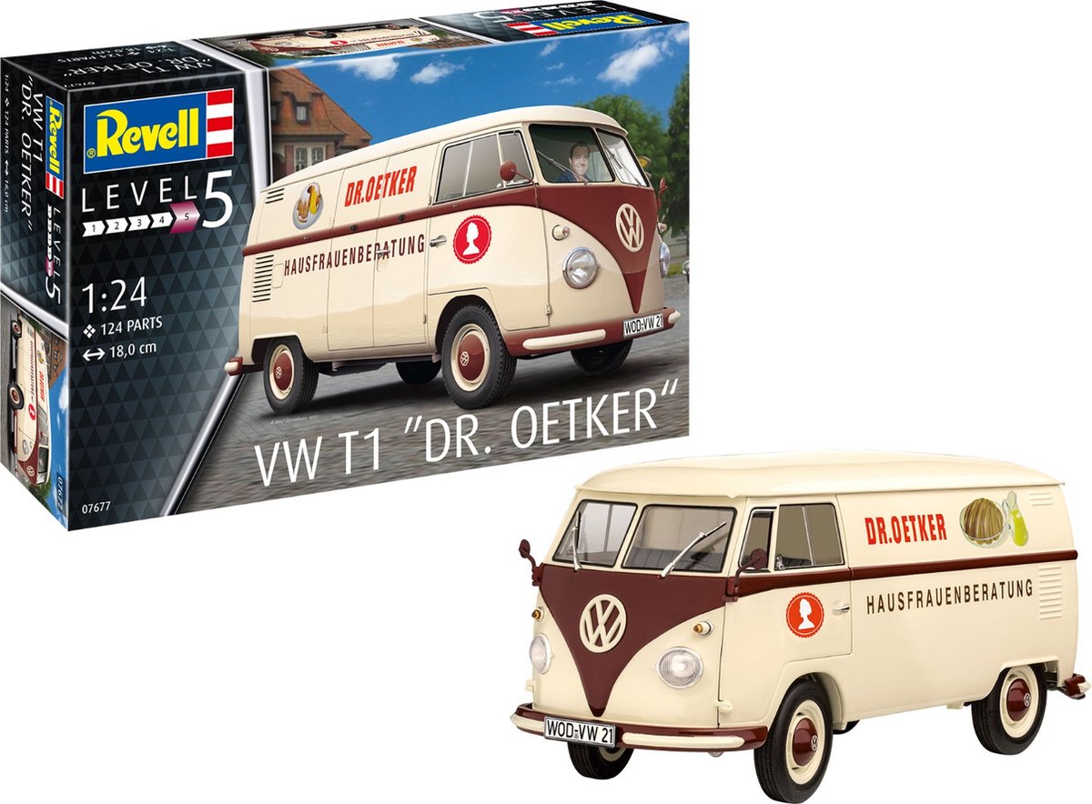 1:24   07677 Volkswagen T1 - Dr. Oetker Plastic kit