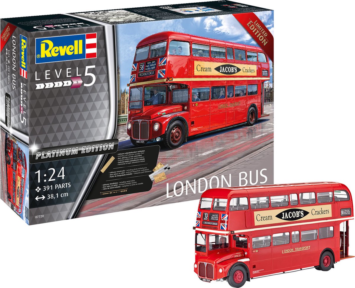 1:24   07720 London Bus - Platinum Edition Plastic kit