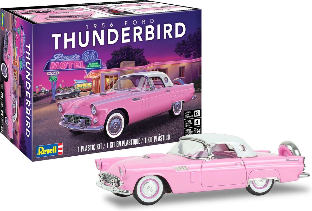 1:24   14518  1956 Ford Thunderbird Car Plastic kit