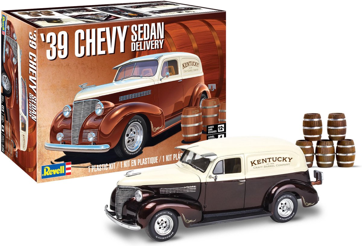 1:24   14529 1939 Chevy Sedan Delivery Plastic kit