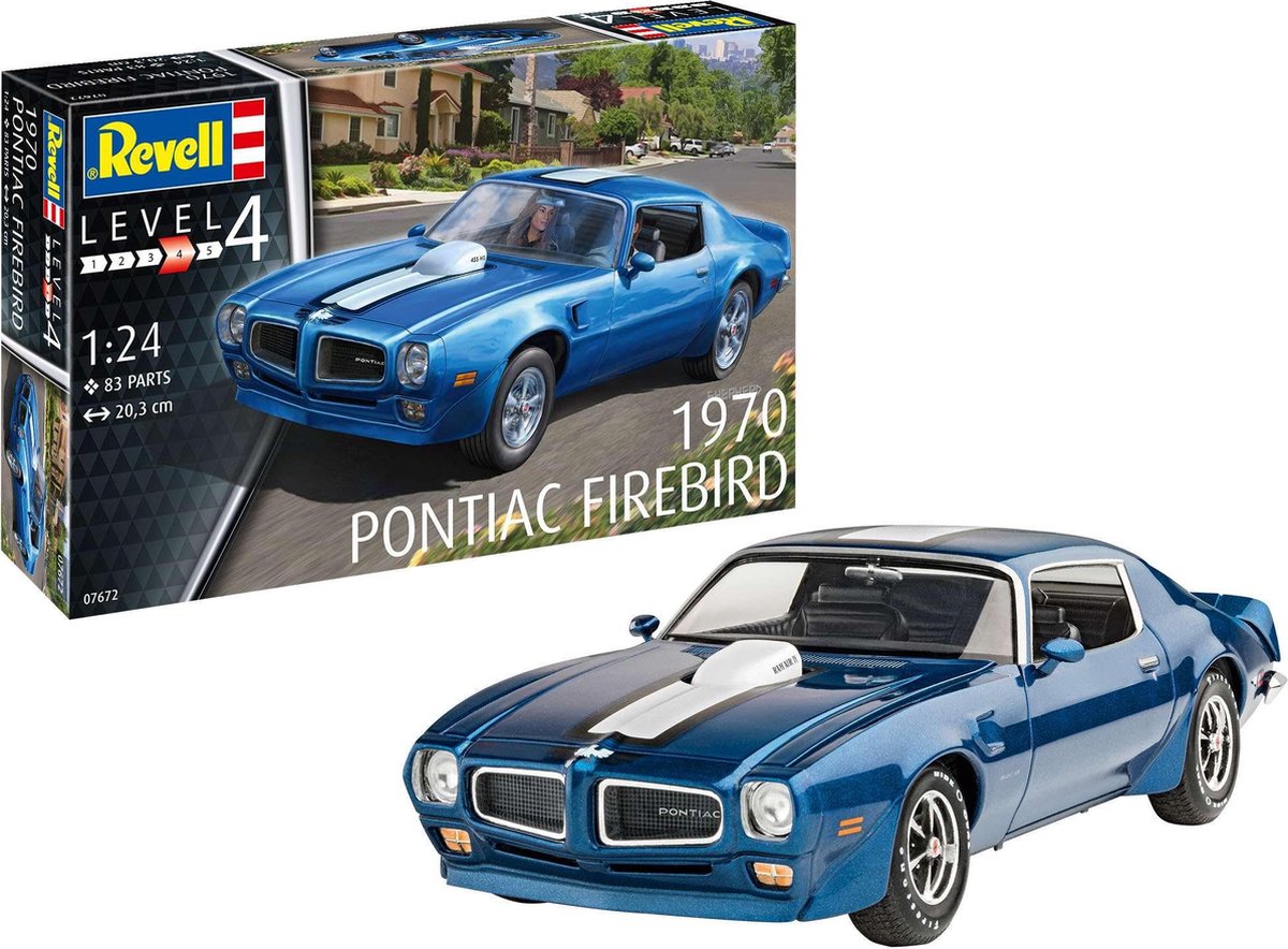 1:24   67672  1970 Pontiac Firebird Car - Model Set Plastic kit