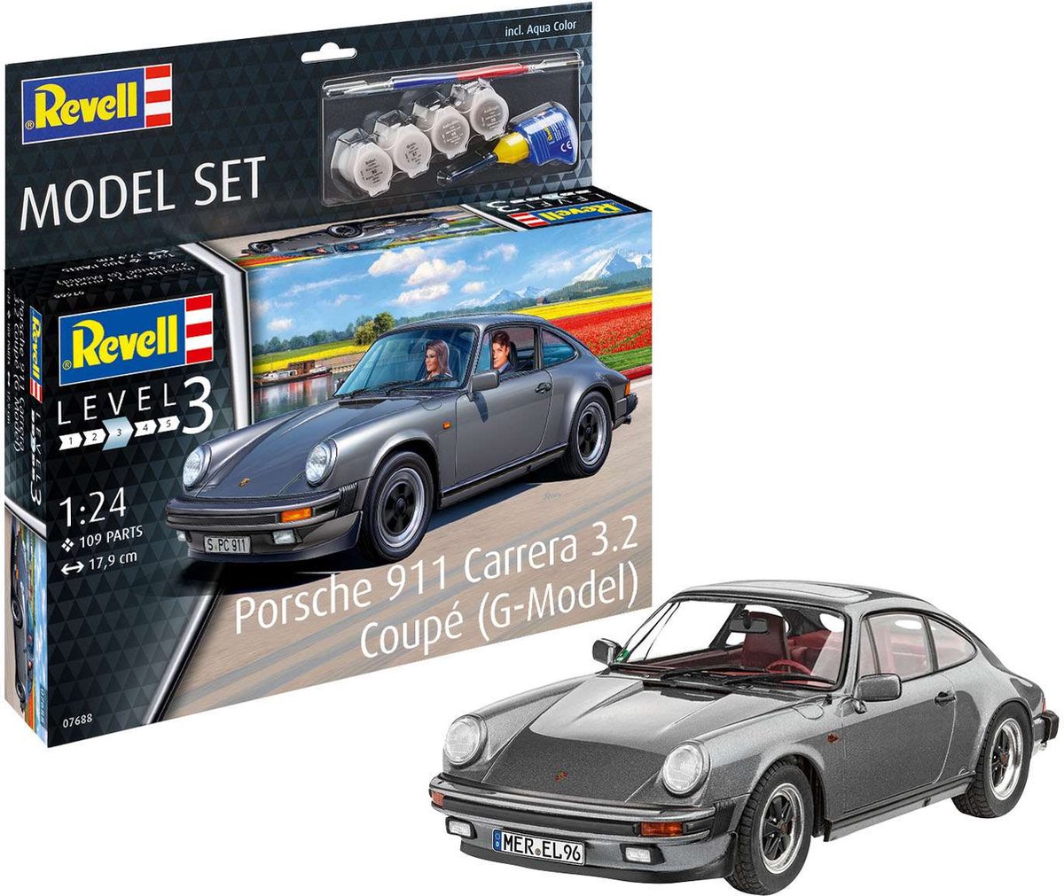 1:24   67688 Porsche 911 G Model Coupé Car - Model Set Plastic kit