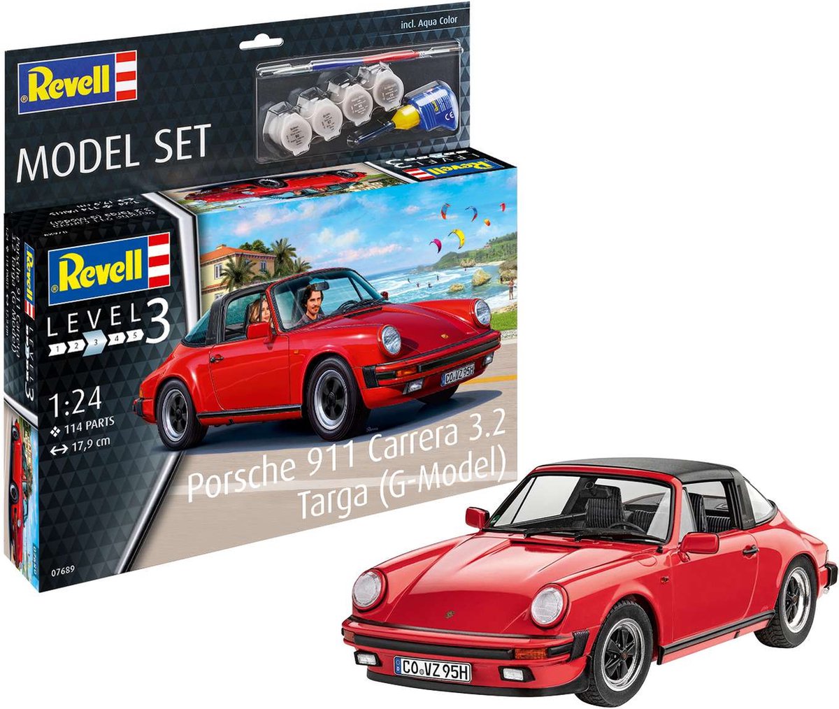 1:24   67689 Porsche 911 G Model Targa Car - Model Set Plastic kit