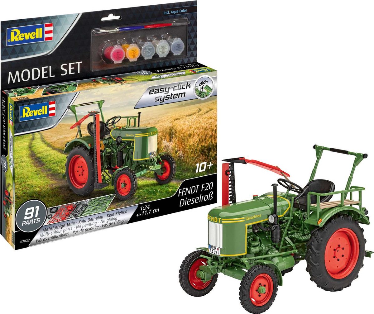 1:24   67822 Fendt F20 Diesel Tractor - Easy Click - Model Set Plastic kit