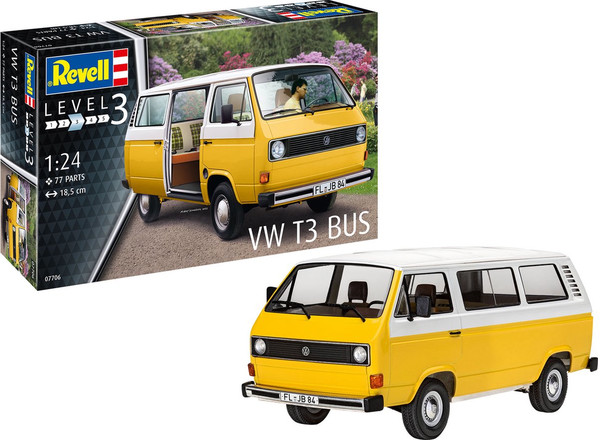 1:25   07706 Volkswagen VW T3 Bus Plastic kit