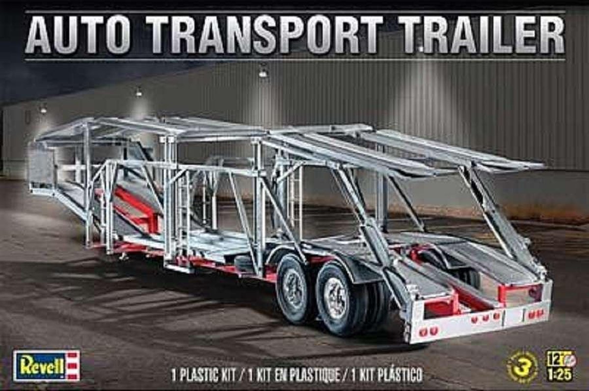 1:25   11509 Auto Transport Trailer Plastic kit