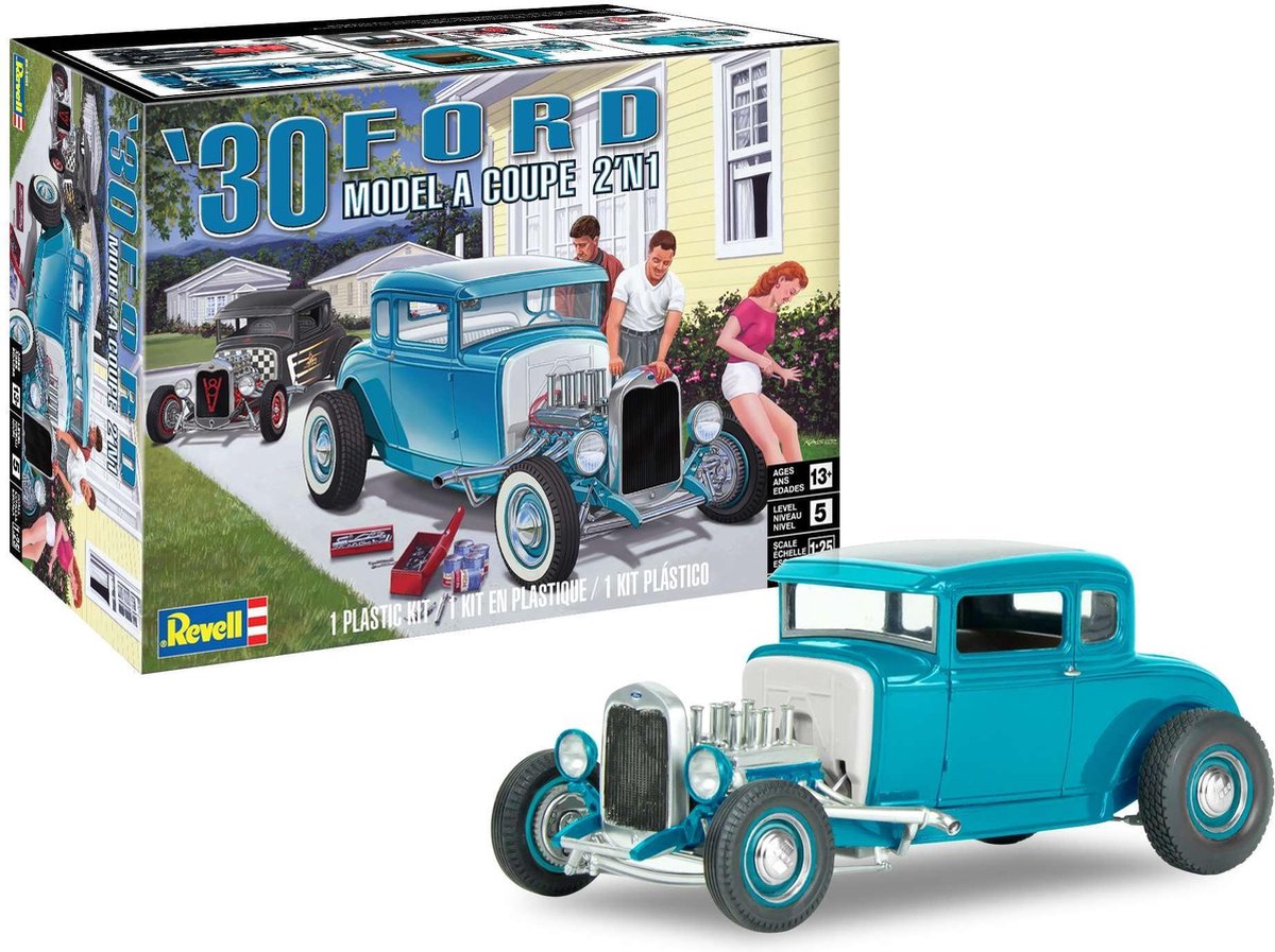 1:25   14464  1930 Ford Model A Coupé Car Plastic kit