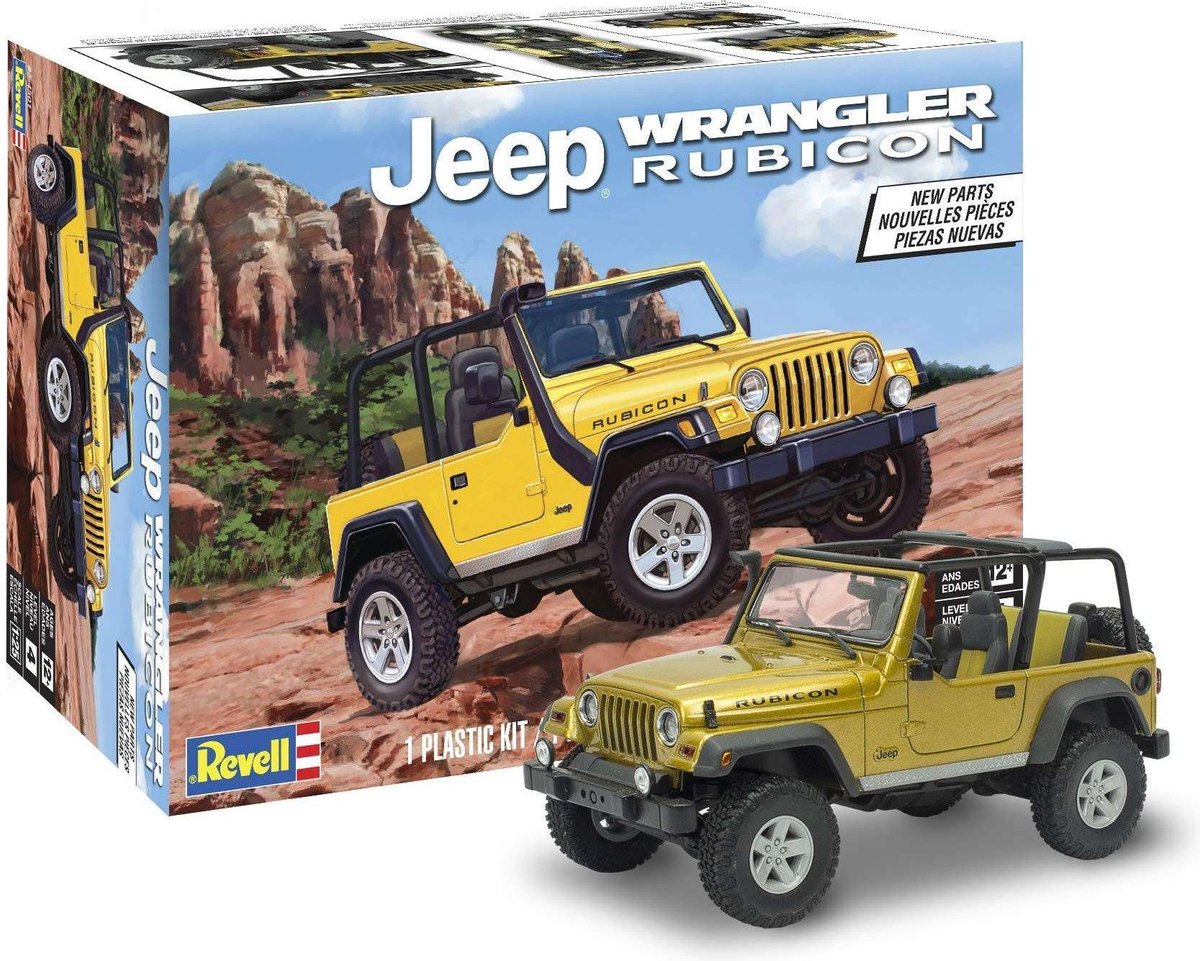 1:25   14501 Jeep Wrangler Rubicon - Special Release Edition! Plastic kit