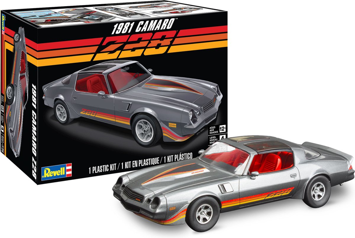 1:25   14526 1981 Z-28 Camaro Car Plastic kit