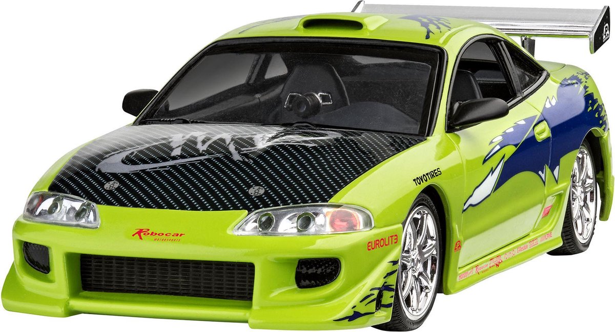 1:25   67691 Fast & Furious Brians 1995 Mitsubishi Eclipse - Model Set Plastic kit