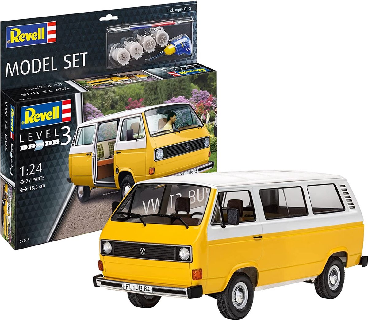 1:25   67706 Volkswagen VW T3 Bus - Model Set Plastic kit