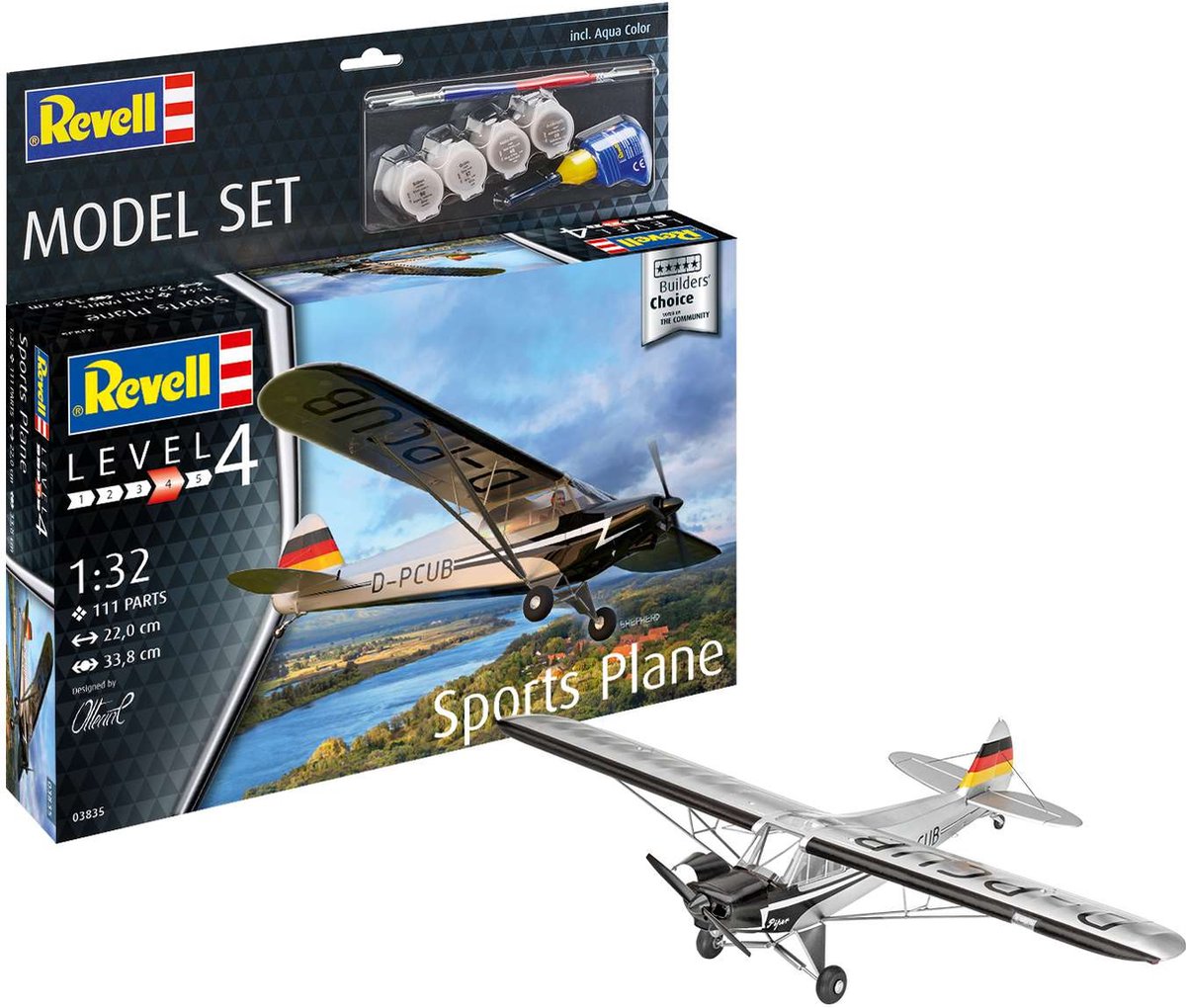 1:32   63835 Sports Plane - Model Set Plastic kit