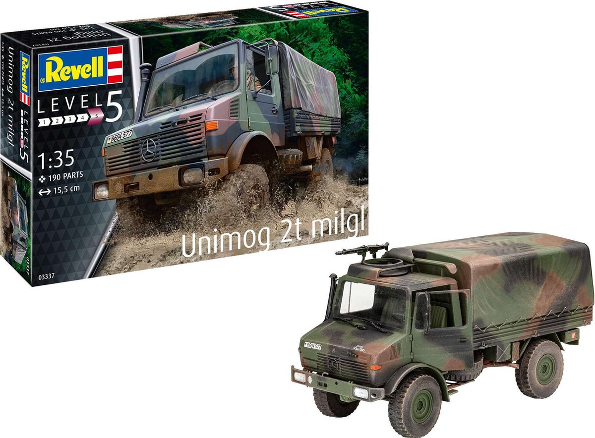 1:35   03337 Unimog 2T milgl Plastic kit